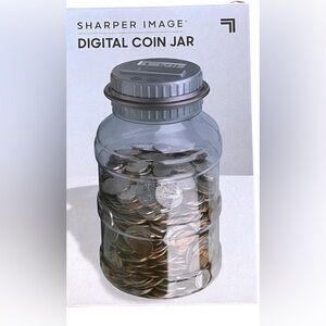 NIB Sharper Image Digital Coin Jar